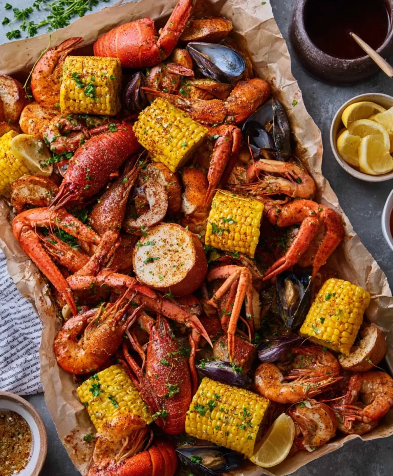 Spicy Cajun Seafood Boil – Homemade Garlic Butter