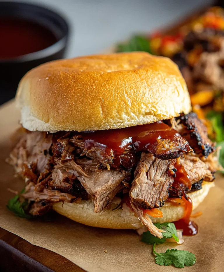 Tender BBQ Beef Brisket Sandwich Recipe-Flavorful Eats