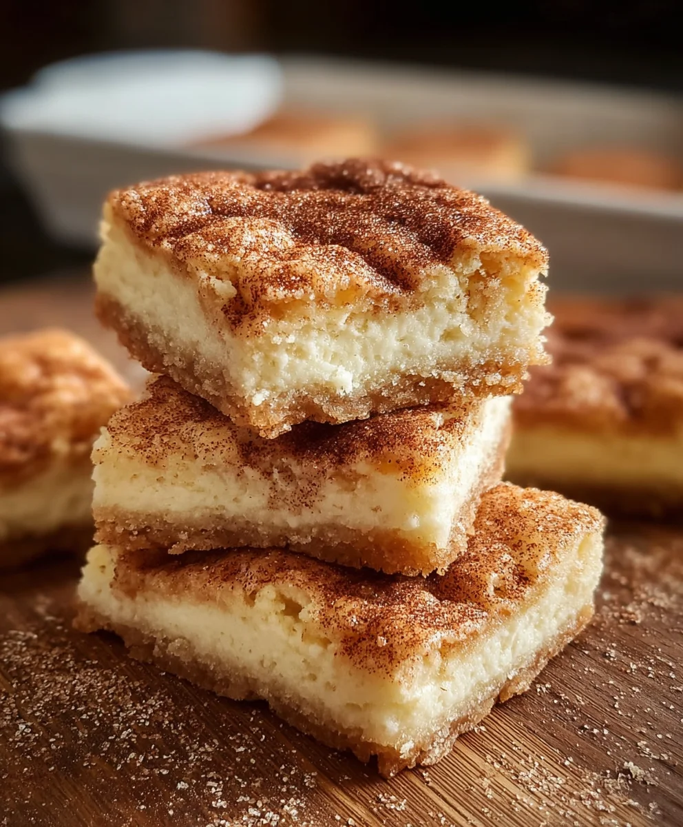 Easy Snickerdoodle Cookie Bars Recipe-Chewy & Delicious