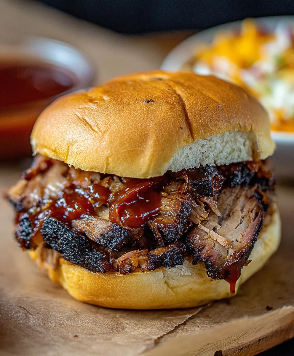 Tender BBQ Beef Brisket Sandwich Recipe-Flavorful Eats