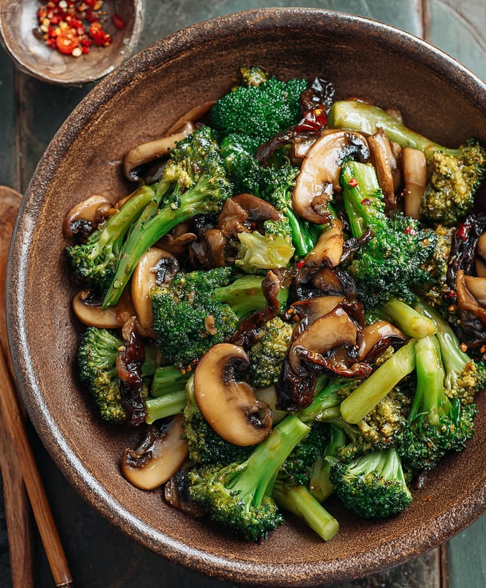Quick Broccoli Mushroom Stir Fry - Easy Beef Recipe