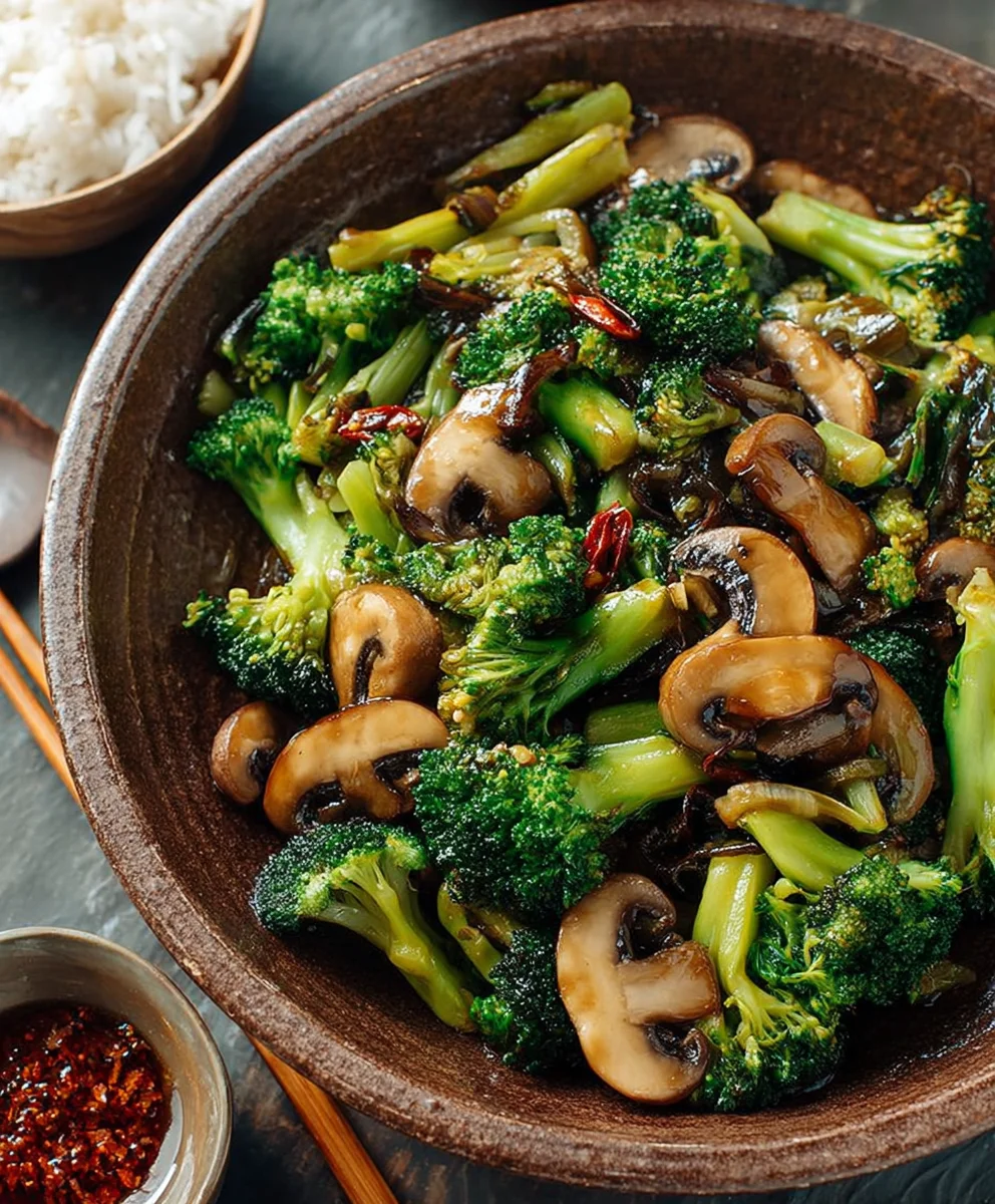 Quick Broccoli Mushroom Stir Fry - Easy Beef Recipe