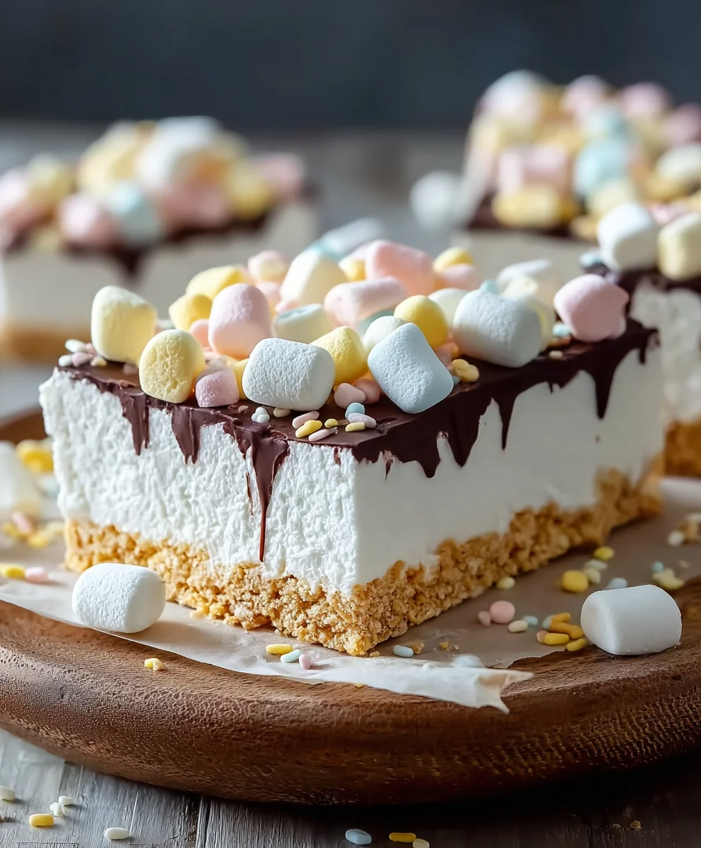 Easy No-Bake Marshmallow Slice Recipe