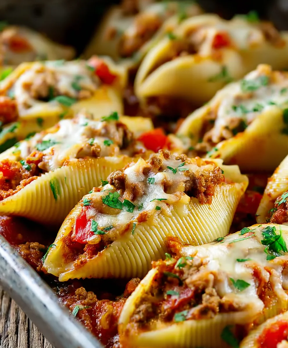 Taco Stuffed Shells- Easy Beef Dinner Recipe