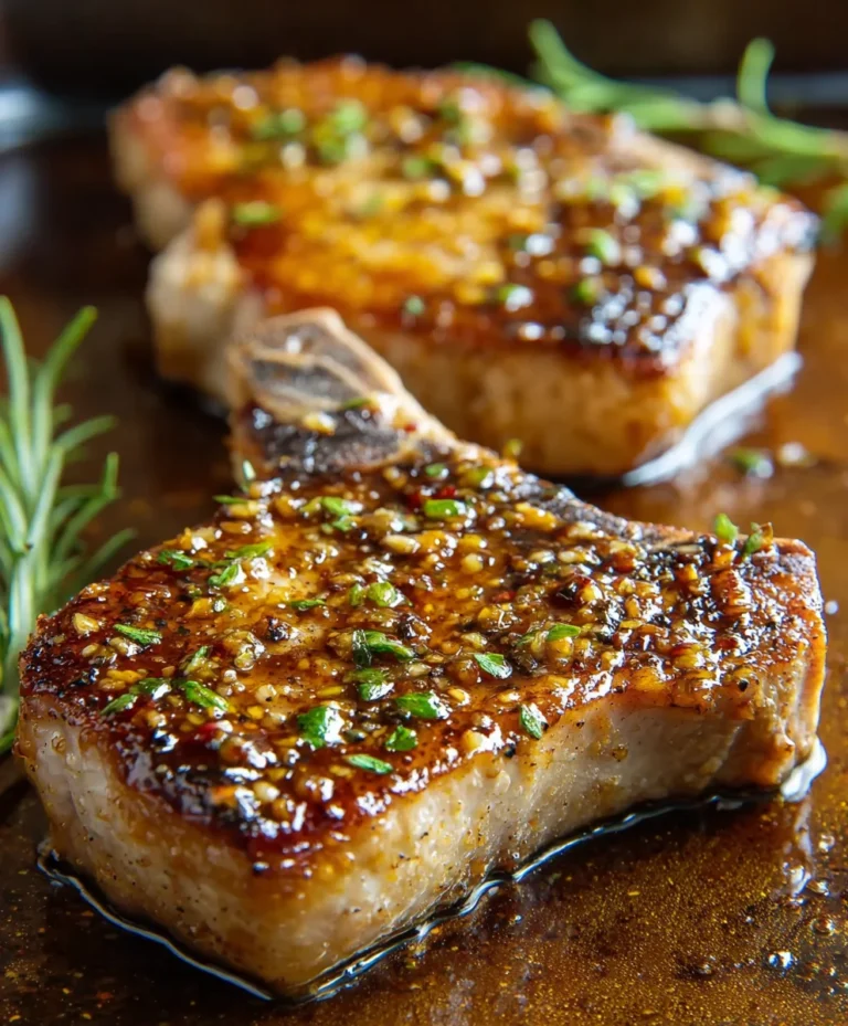 Honey Mustard Beef Chops Oven Recipe Easy Delicious