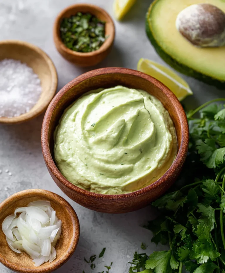 5-Minute Creamy Avocado Crema Recipe