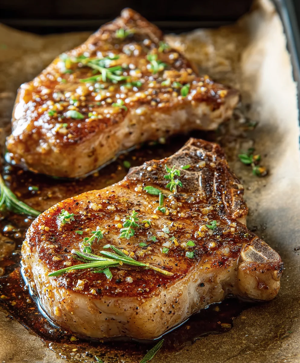 Honey Mustard Beef Chops Oven Recipe Easy Delicious
