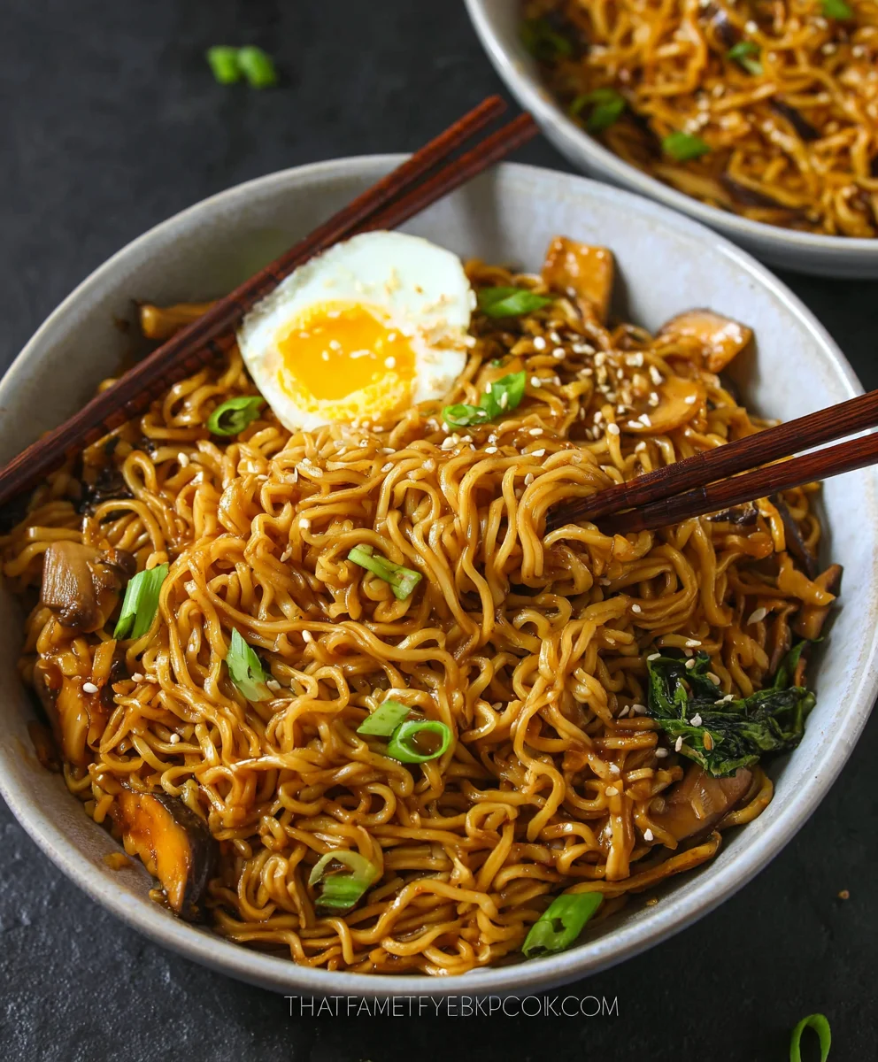 Easy Saucy Beef Ramen Noodles - Quick & Flavorful