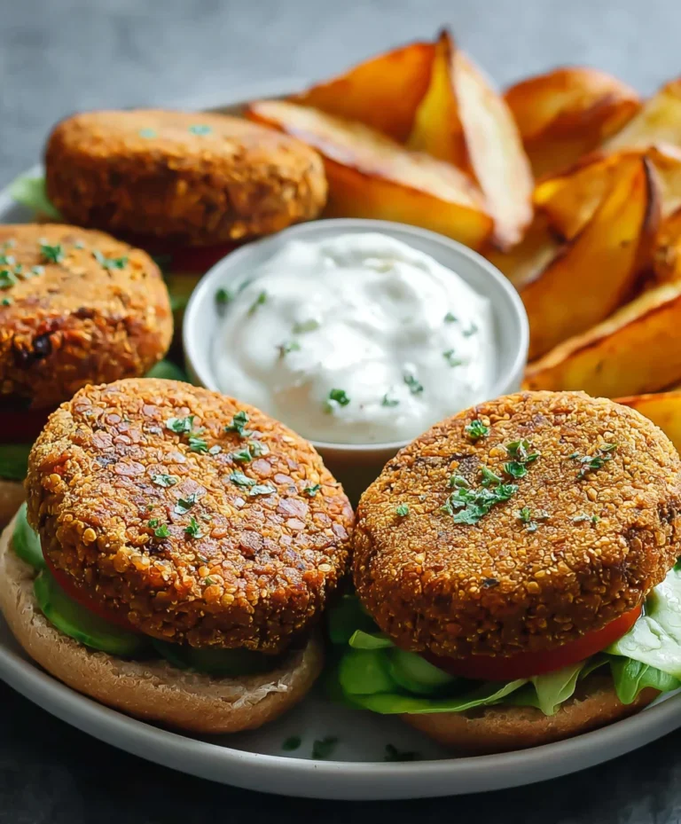 Easy Lentil Burgers Quick Weeknight Dinner