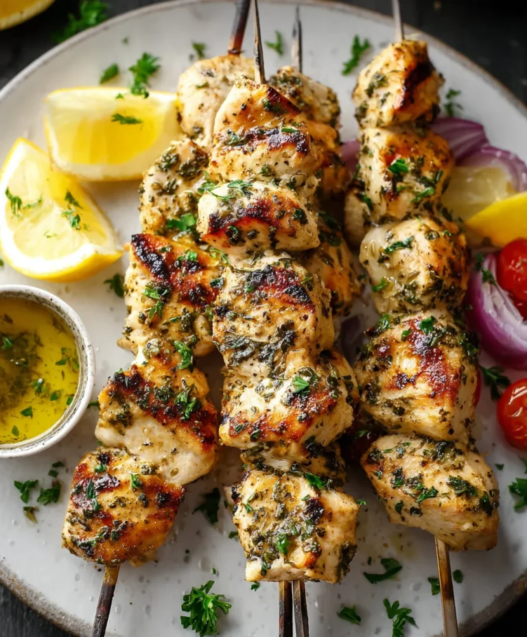 Lemon Herb Beef Skewers – Easy & Delicious Recipe