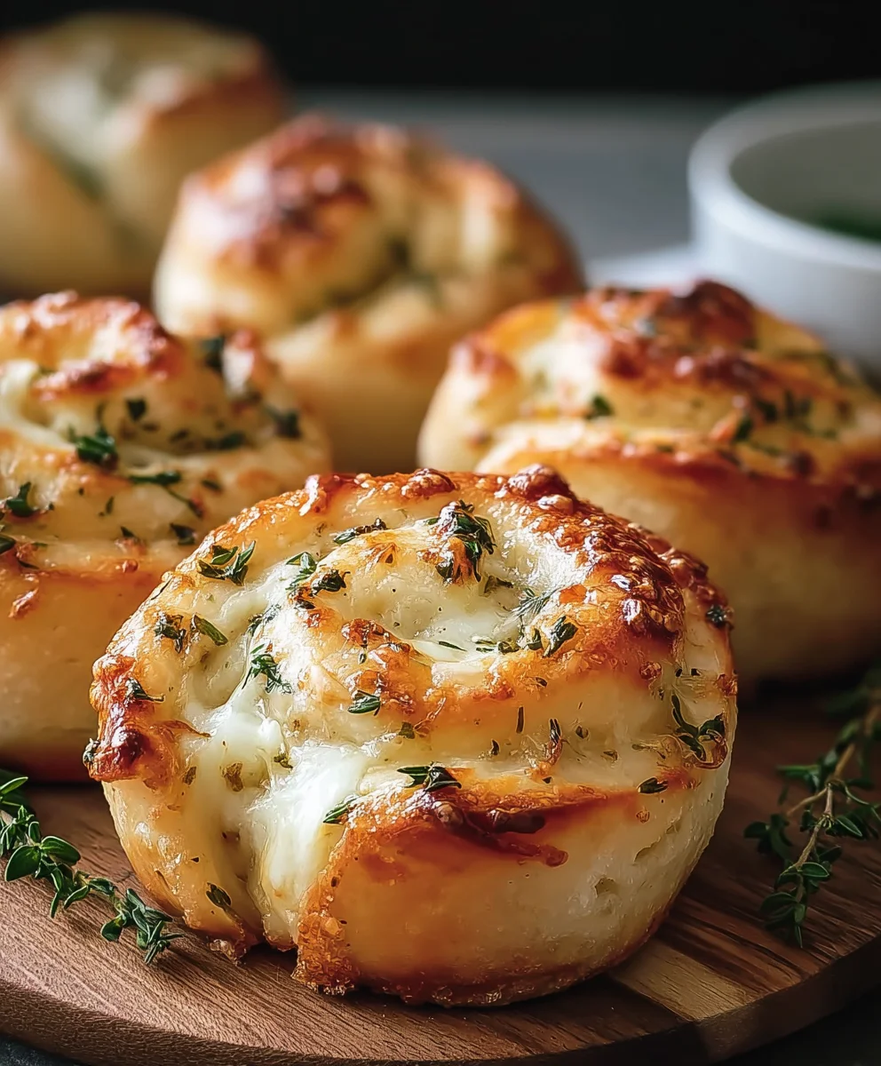 Sourdough Herb Cheese Rolls- Easy & Flavorful Bread