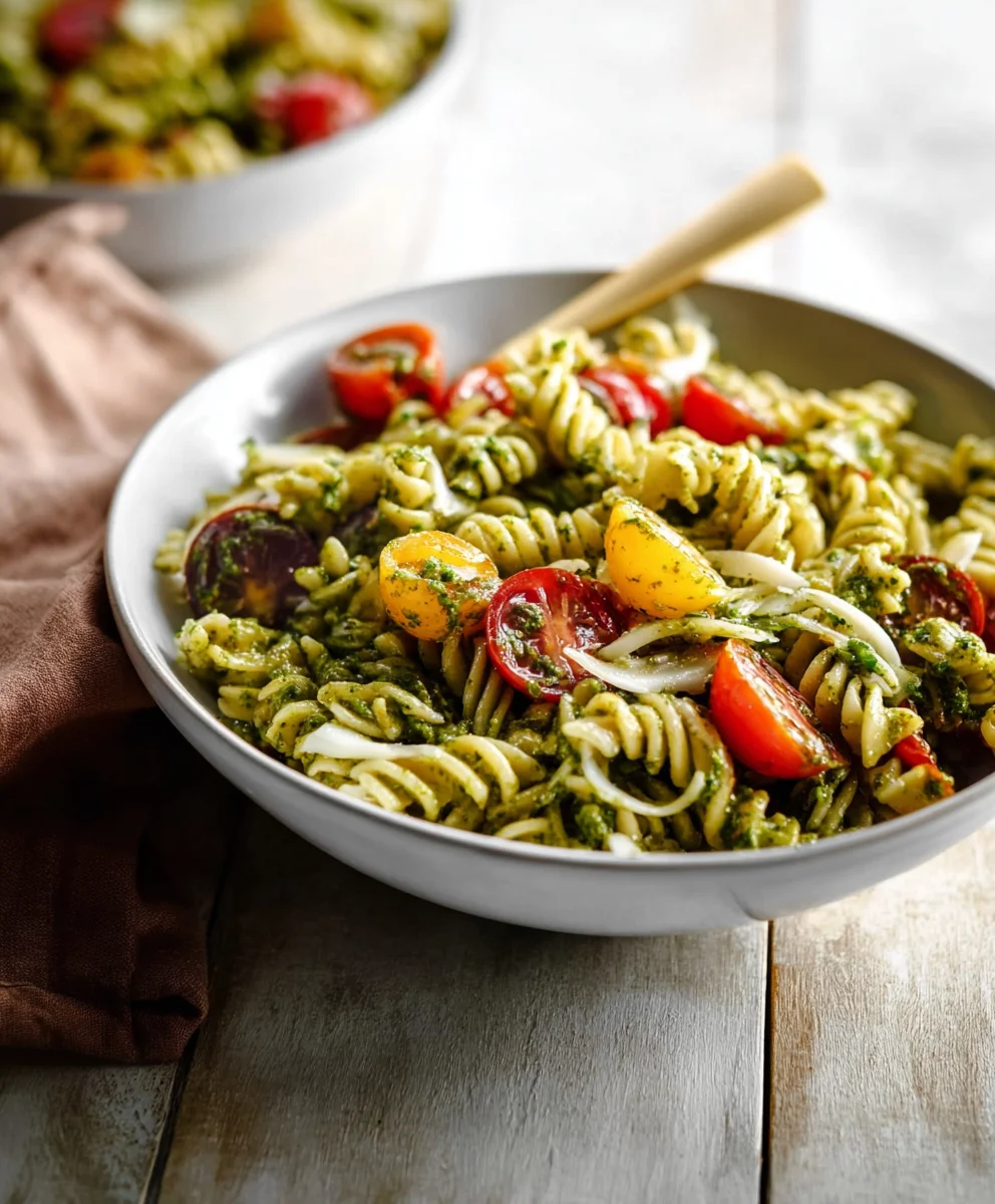Easy Pesto Pasta Salad Recipe - Quick & Delicious