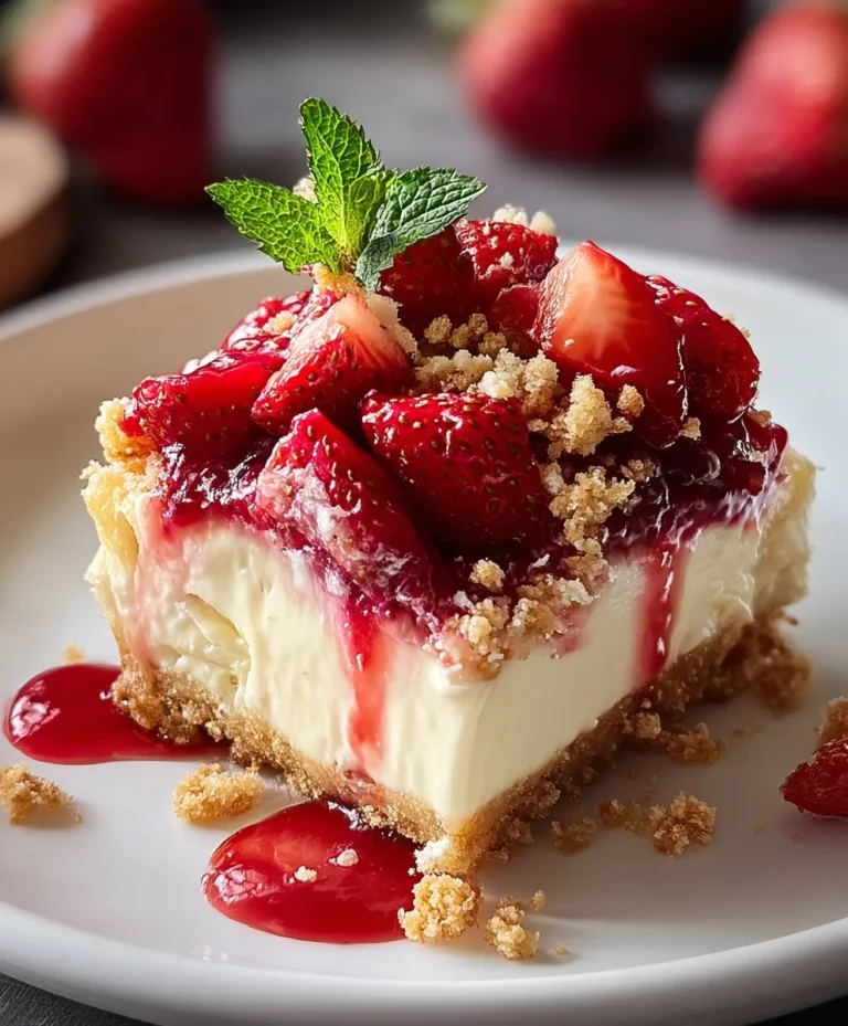 Strawberry Cheesecake Dump Cake Easy Dessert Recipe