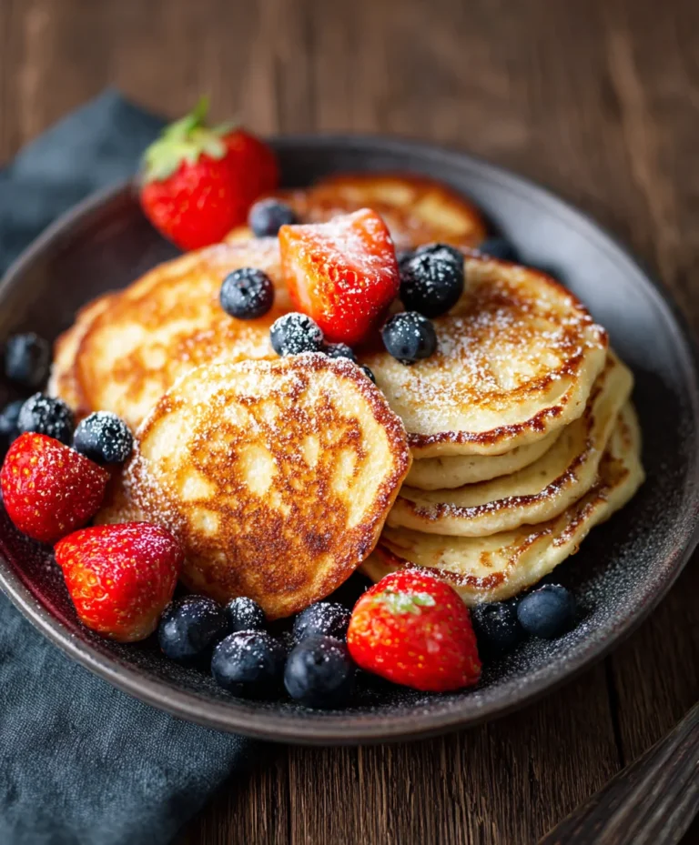 Easy Cottage Cheese Pancakes – Fluffy & Delicious