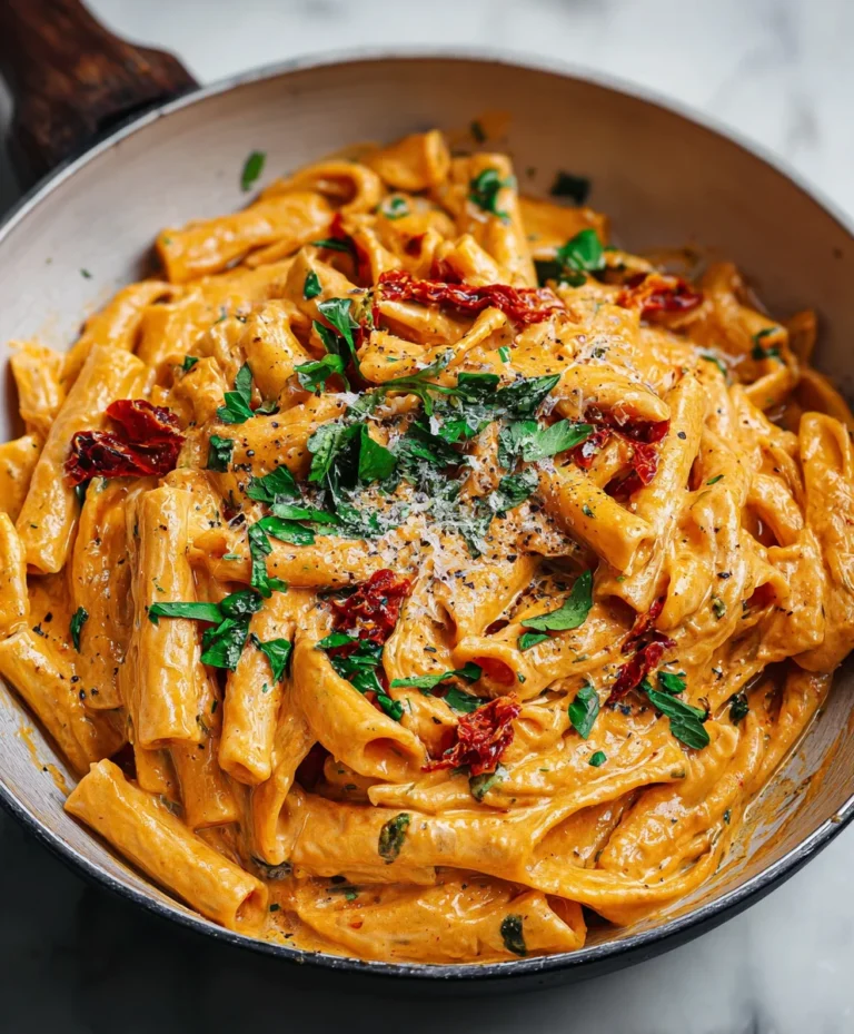 Creamy Vegan Sun Dried Tomato Pasta Recipe-Easy & Delicious