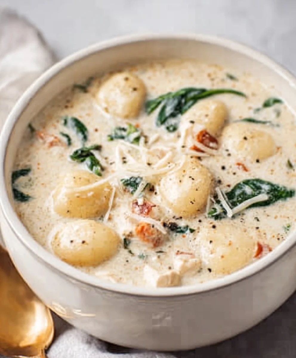 Olive Garden Chicken Gnocchi Soup Recipe - Hearty Comfort