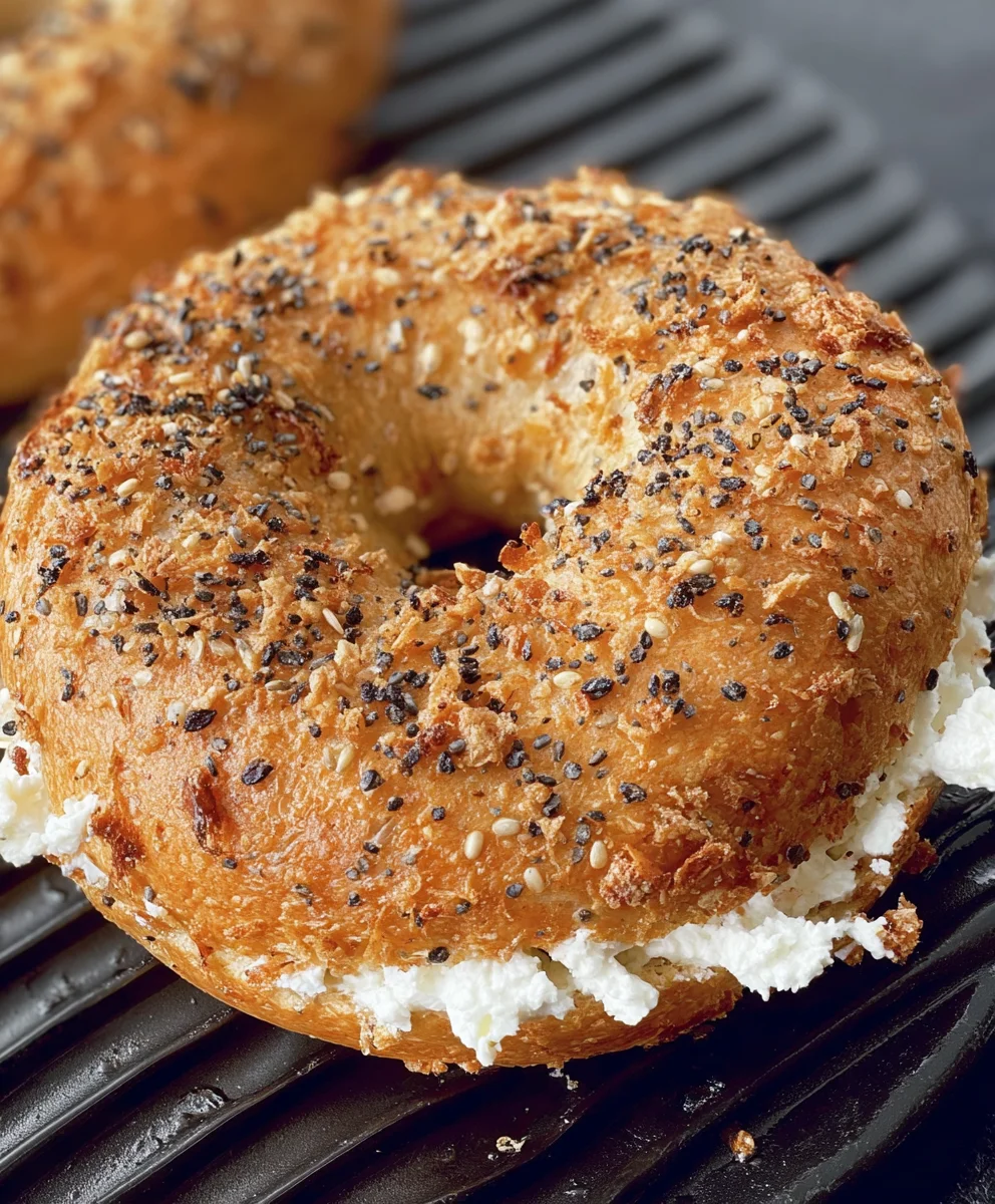 Protein Bagels with Cottage Cheese - Healthy Eat