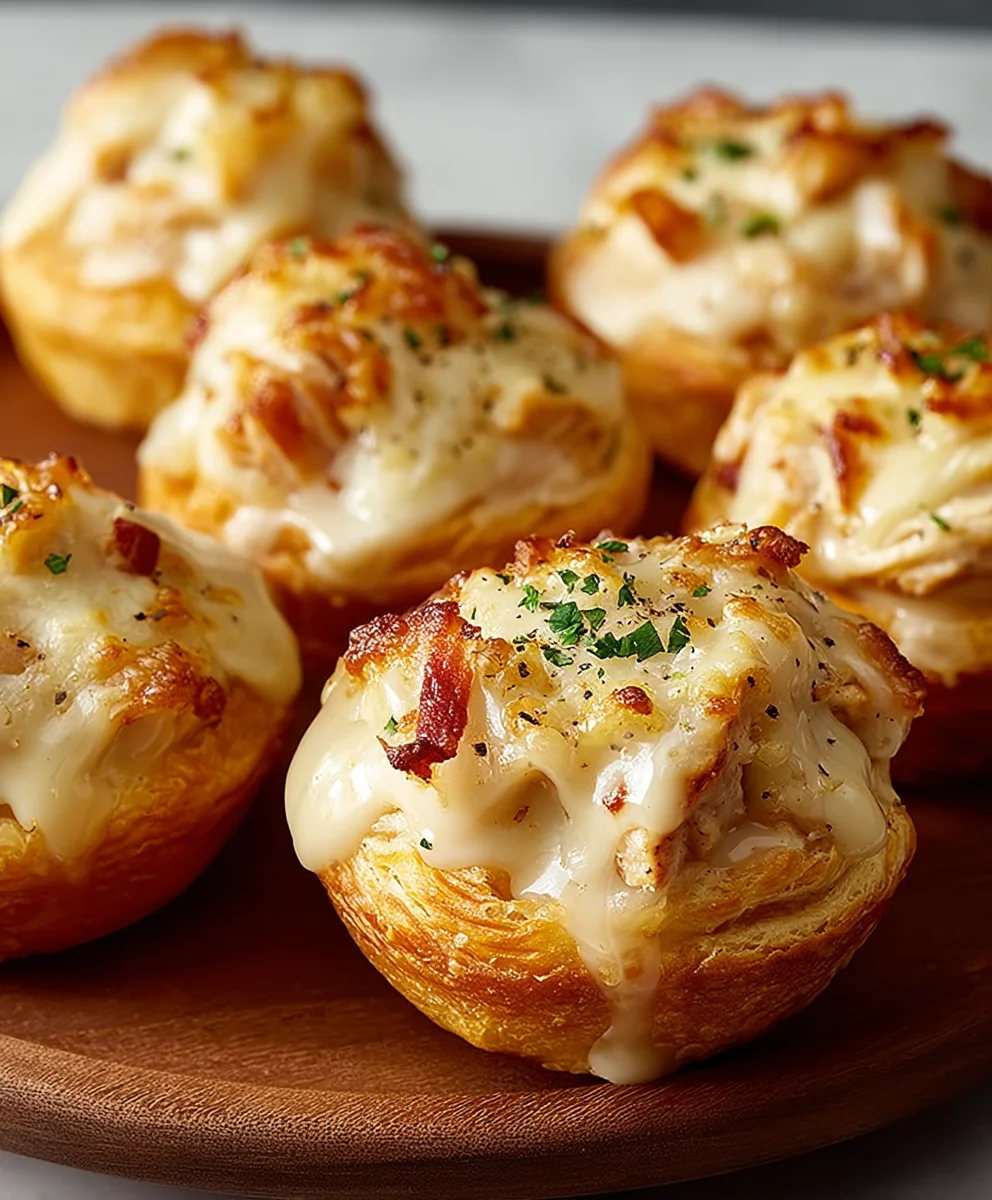 Chicken Alfredo Crazy Puffs-Little Caesars Inspired