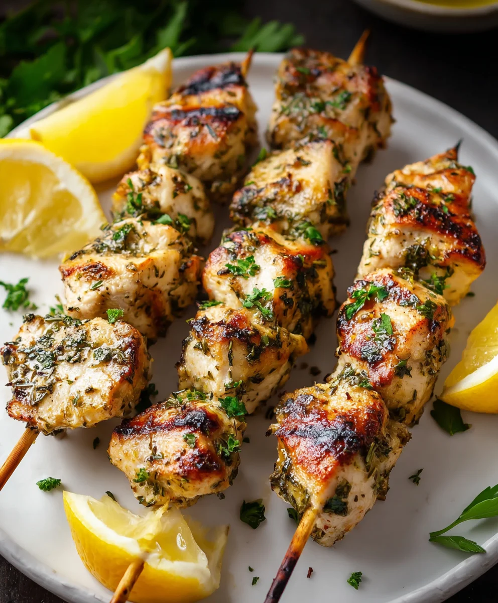 Lemon Herb Beef Skewers - Easy & Delicious Recipe