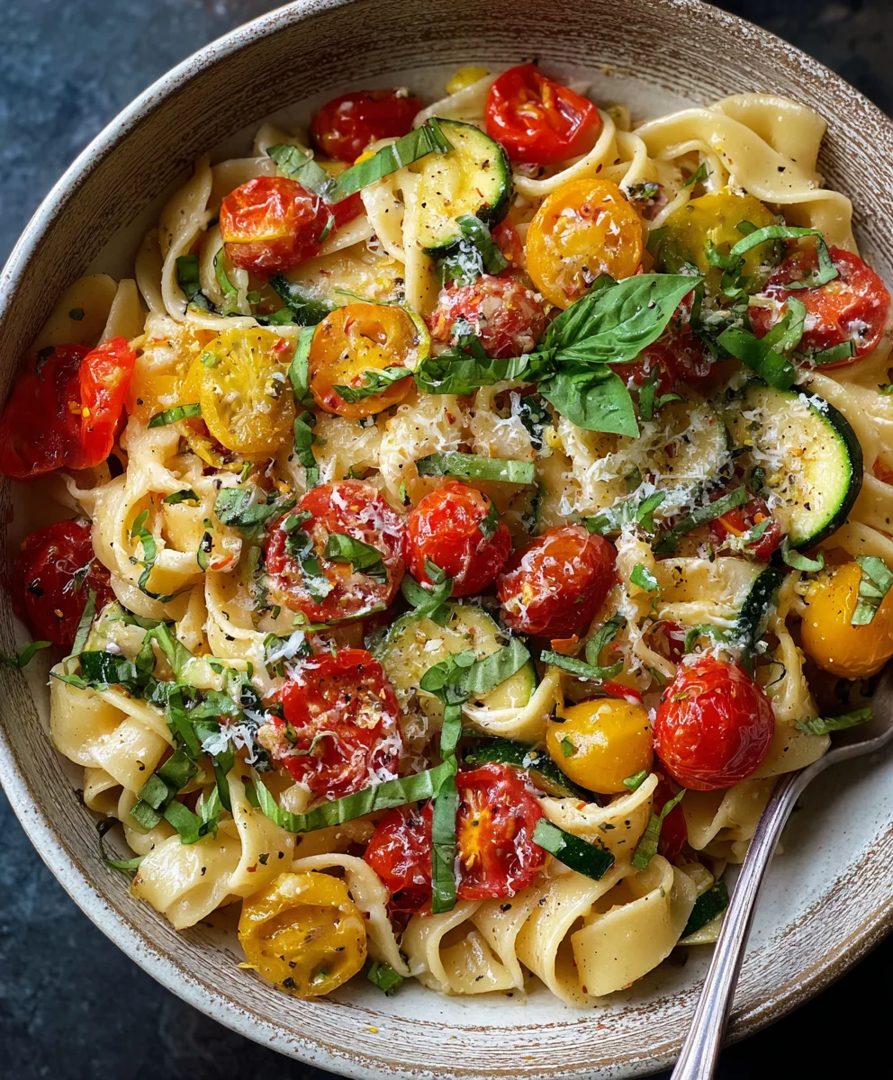Ina Garten Summer Garden Pasta Recipe- Fresh & Flavorful