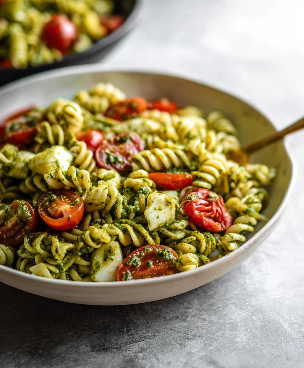 Easy Pesto Pasta Salad Recipe - Quick & Delicious