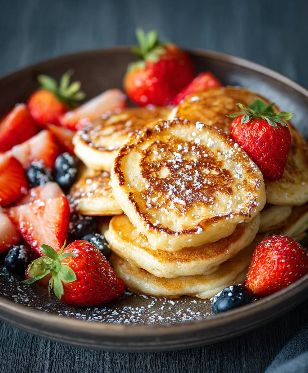Easy Cottage Cheese Pancakes - Fluffy & Delicious