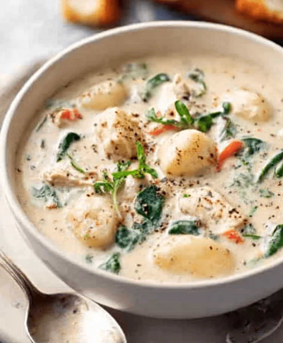 Olive Garden Chicken Gnocchi Soup Recipe - Hearty Comfort