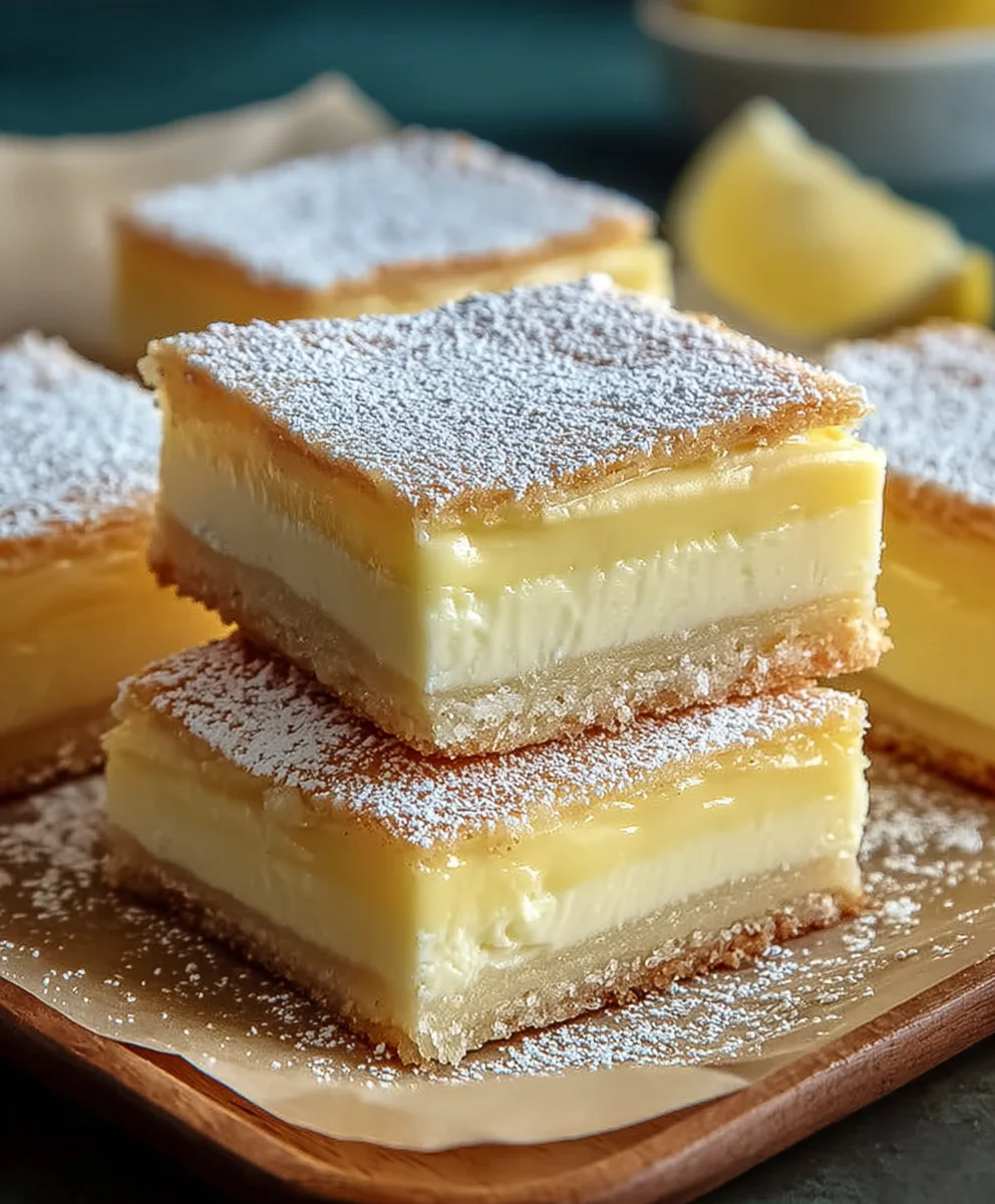 Easy Vanilla Custard Cream Squares Recipe