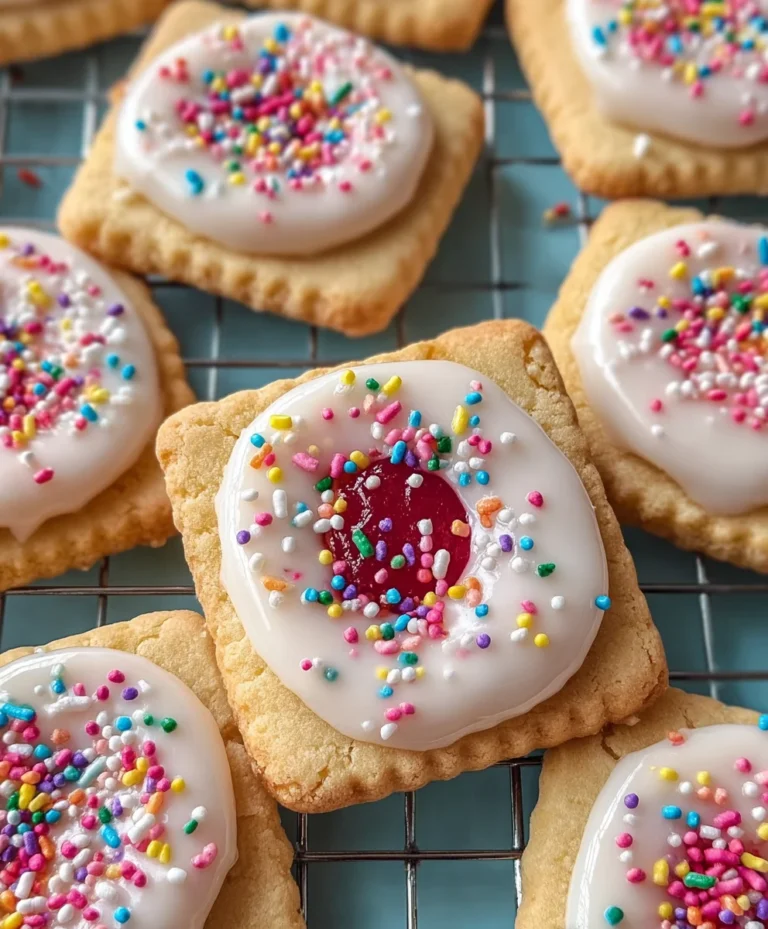 Frosted Pop-Tart Cookies – Deliciously Sweet Treats