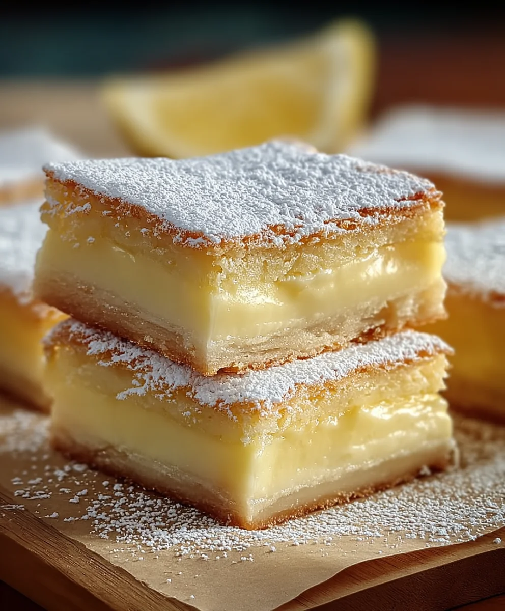 Easy Vanilla Custard Cream Squares Recipe