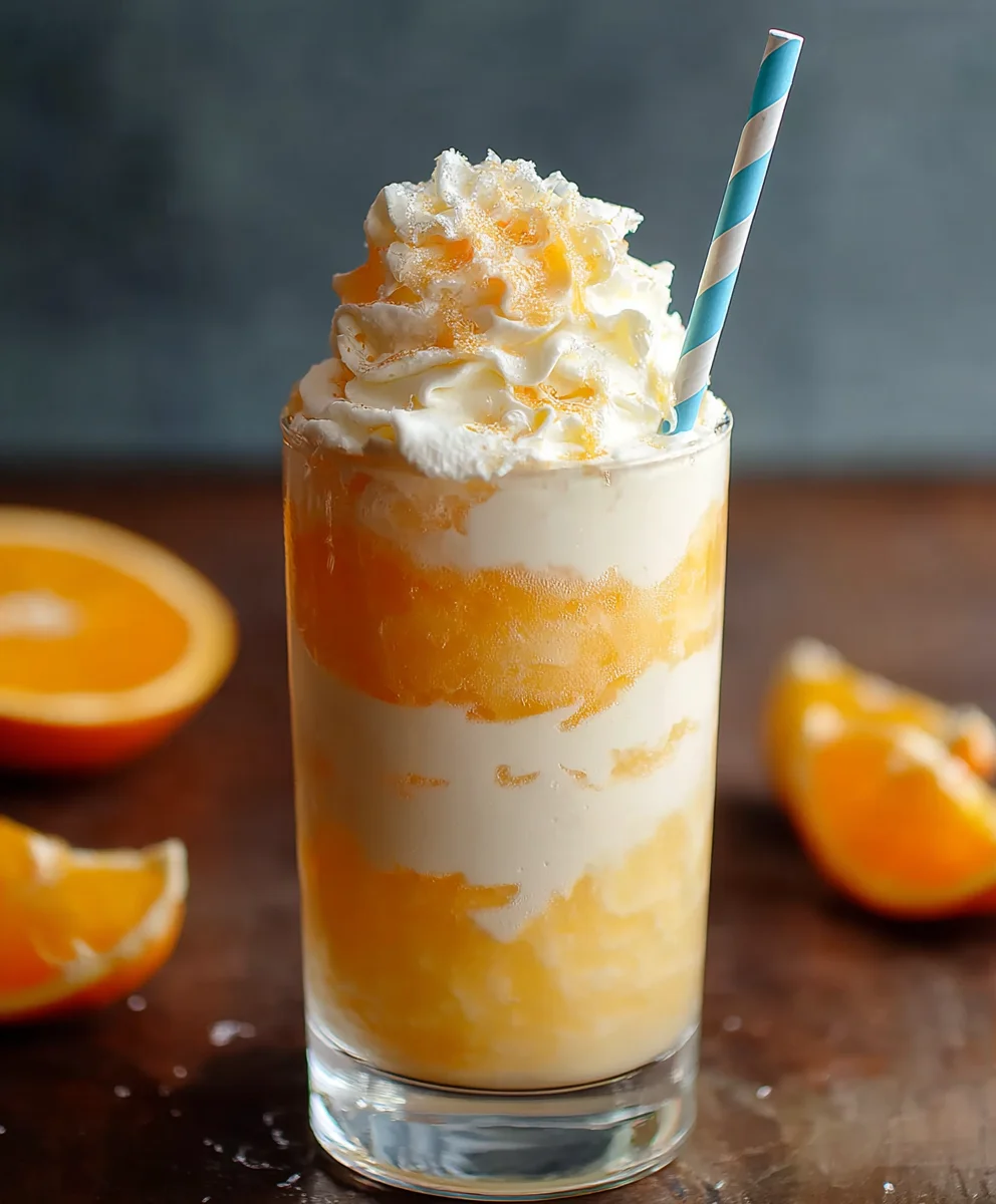 Creamsicle Dirty Soda Recipe - Creamy Orange Non-Non-Non-Alcoholic Alternativeic Drink
