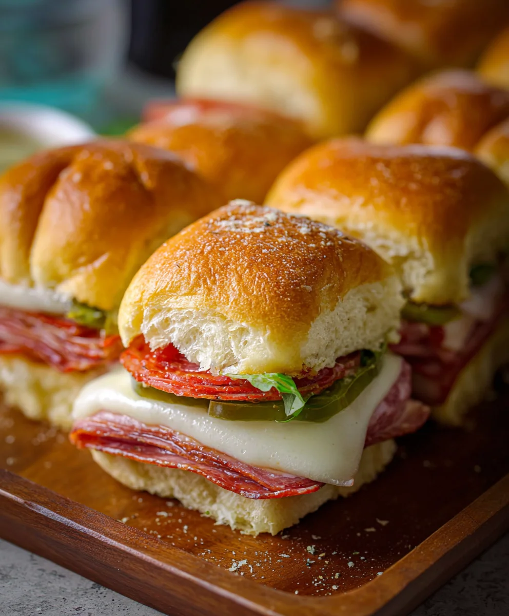Easy Hot Beef Sub Sliders Recipe