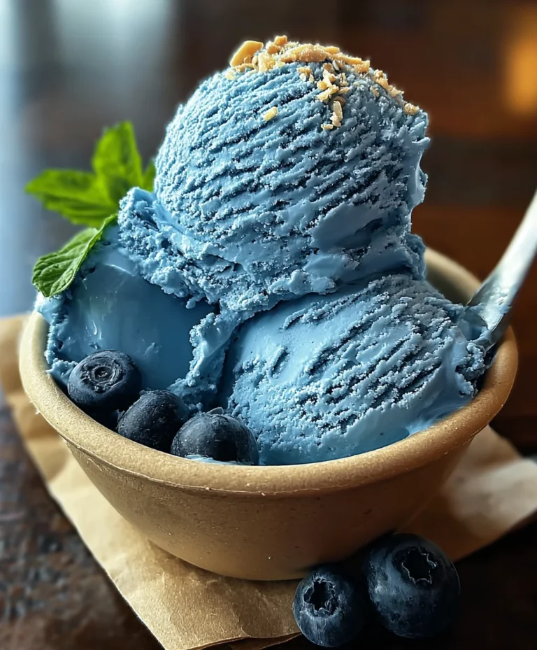 Blue Moon Ice Cream- Delicious Non-Non-Non-Alcoholic Alternativeic Treat