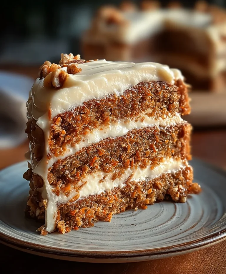 Honeybun Carrot Cake with Creamy Cheesecake Filling