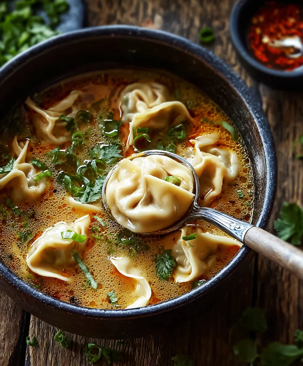 Cozy Beef Potsticker Soup - Easy Comfort Food Recipe