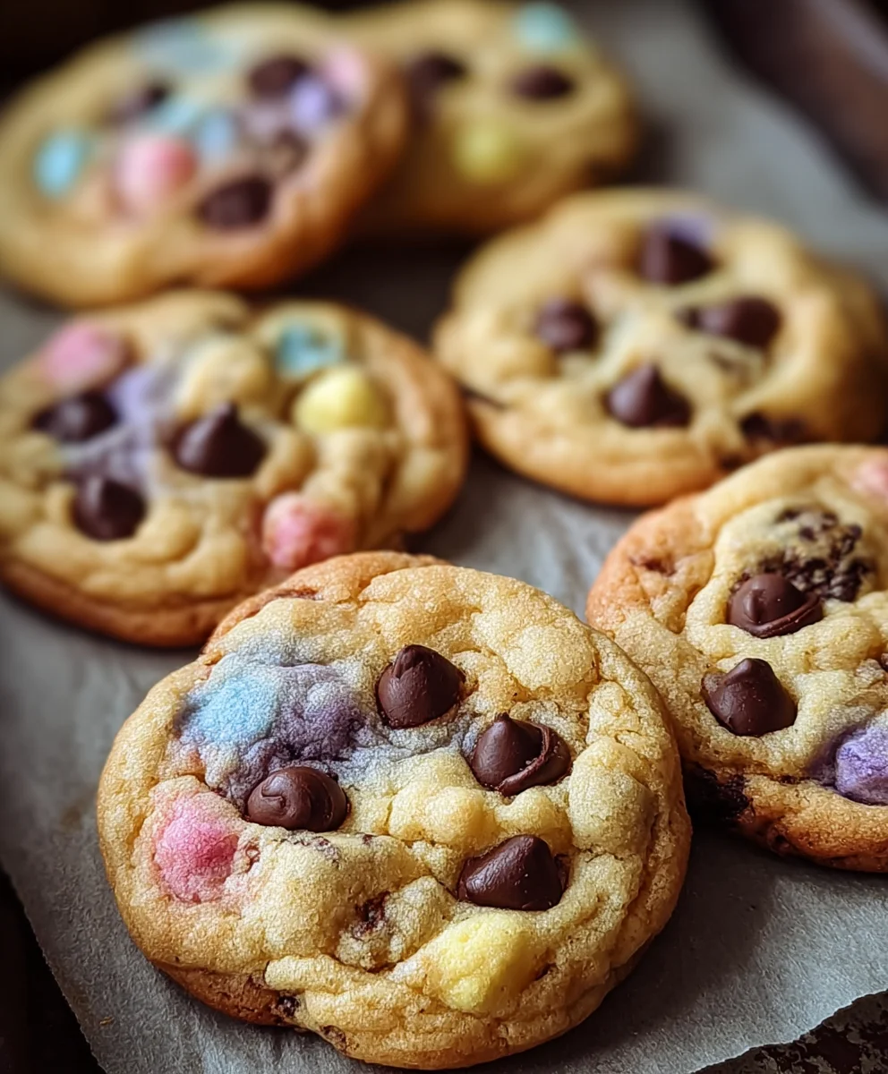 Easter Chocolate Chip Cookies-Easy Spring Treats