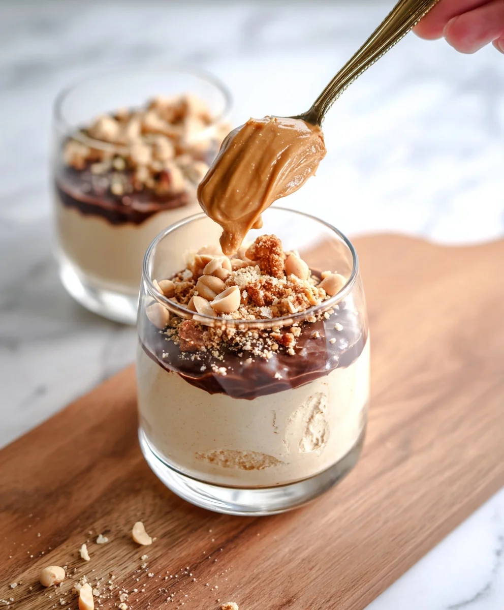 Creamy Peanut Butter Cottage Cheese Mousse Treat