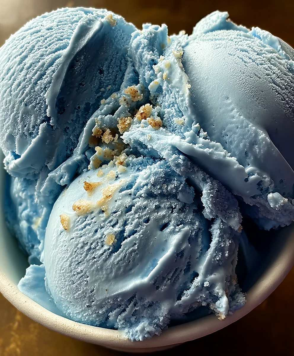 Blue Moon Ice Cream- Delicious Non-Non-Non-Alcoholic Alternativeic Treat