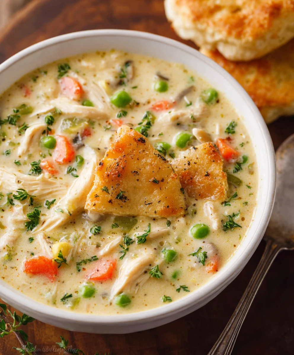 Easy Chicken Pot Pie Soup Recipe Comfort Food