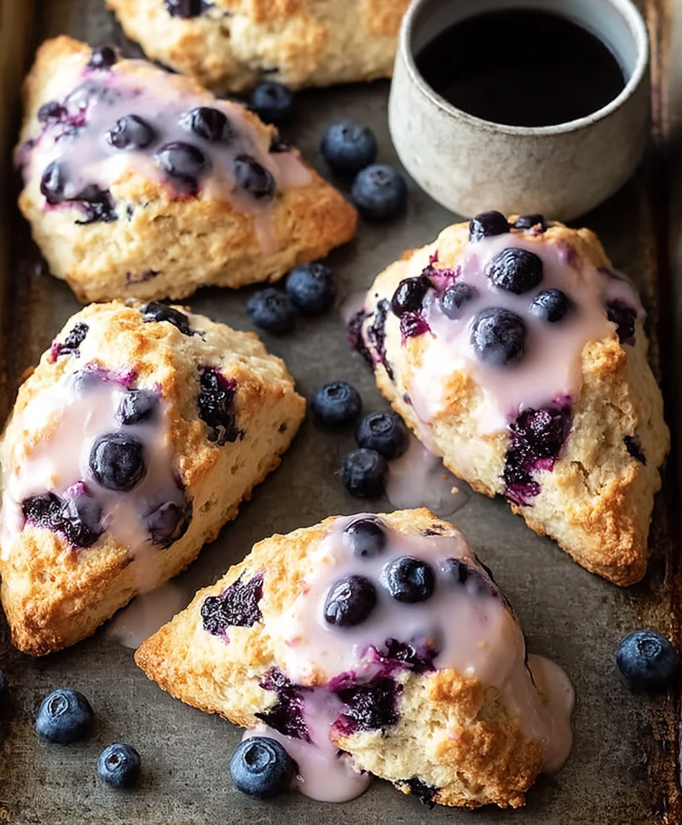 Easy Blueberry Scones - Fluffy & Delicious Recipe
