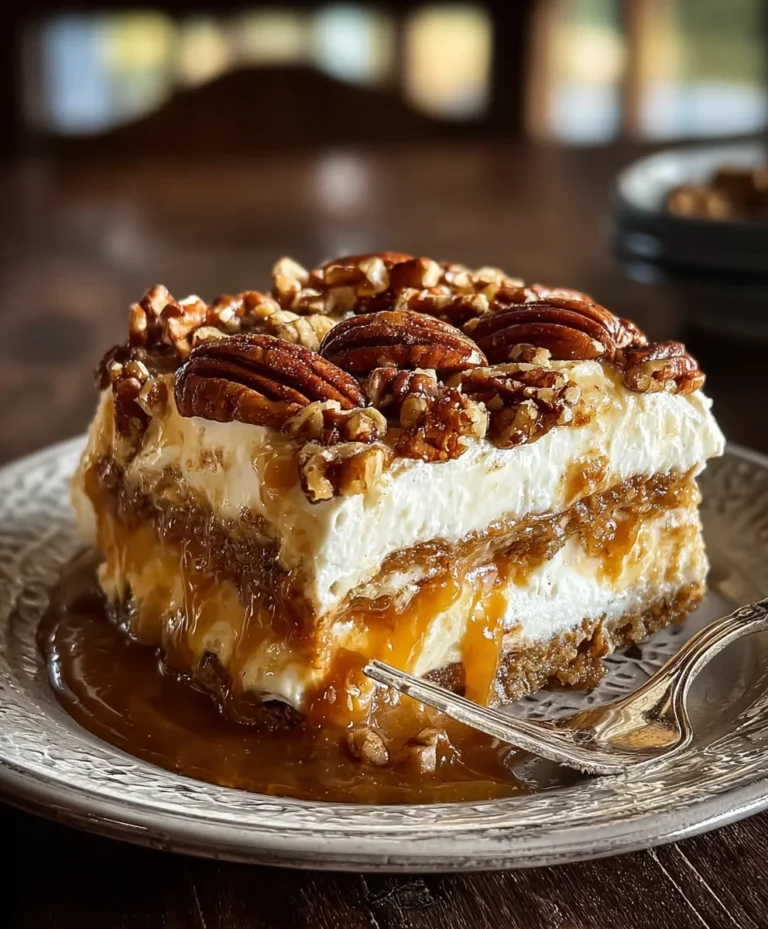 Decadent Pecan Pie Lasagna – Sweet Dessert Perfection