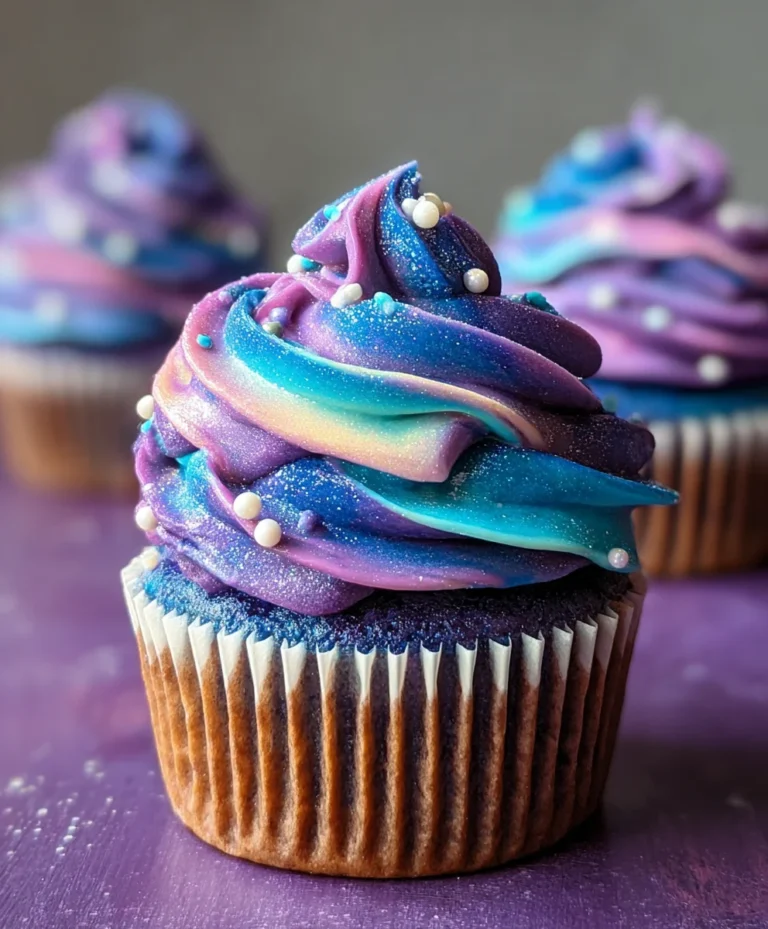 Galaxy Cupcakes- Stunning Swirls- Easy Recipe