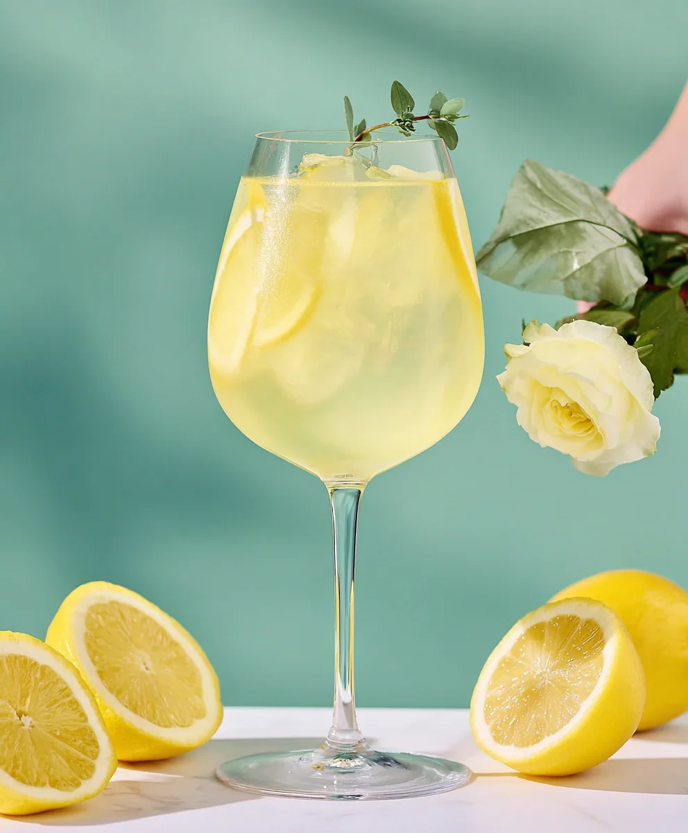 Zero-Proof Limoncello Spritz - Refreshing Non-Non-Non-Alcoholic Alternative Drink