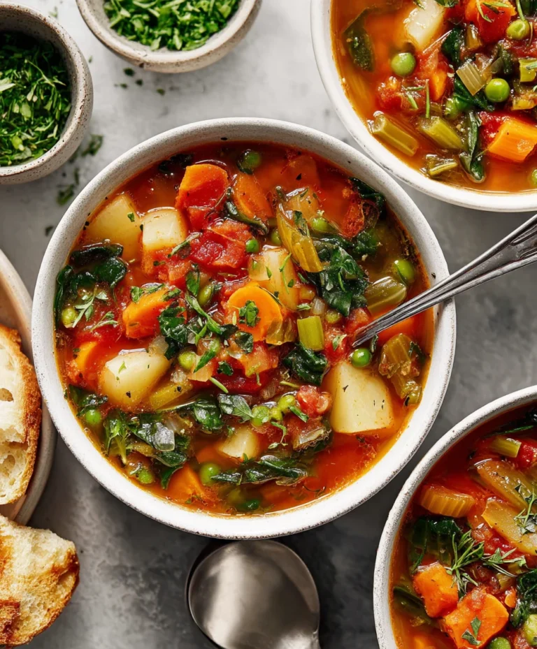 Easy Vegetable Soup Recipe – Hearty & Healthy Comfort Food