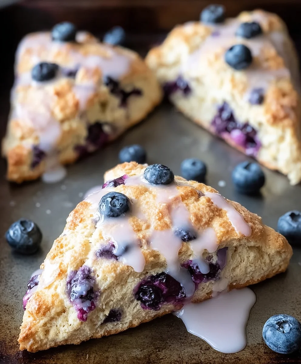 Easy Blueberry Scones - Fluffy & Delicious Recipe