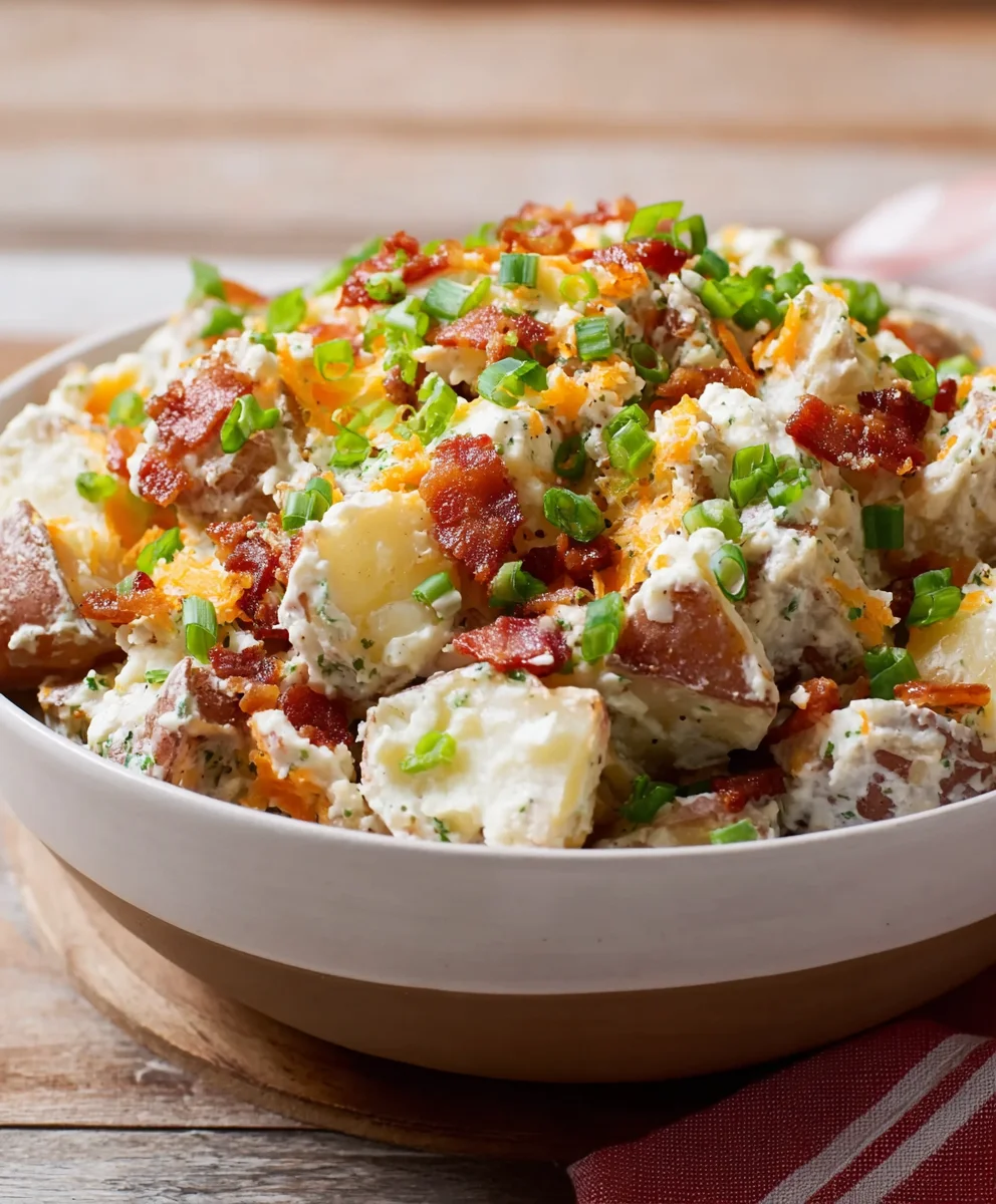 Loaded Beef Baked Potato Salad Canyon Cookout