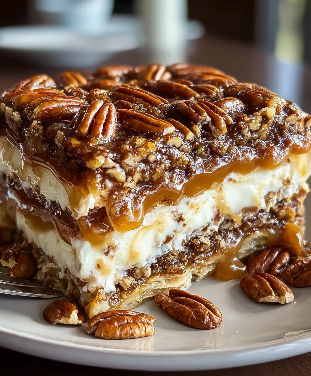 Decadent Pecan Pie Lasagna - Sweet Dessert Perfection