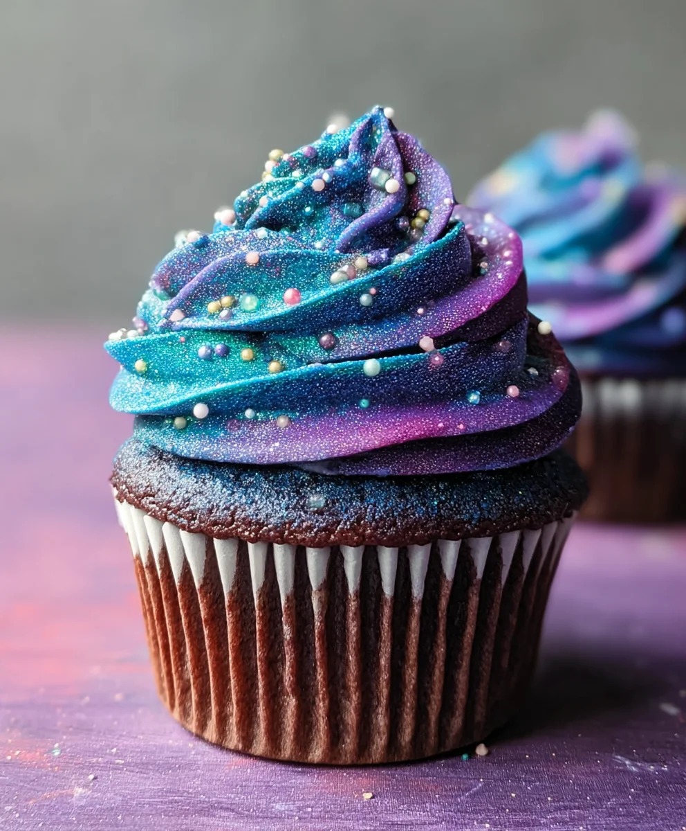 Galaxy Cupcakes- Stunning Swirls- Easy Recipe