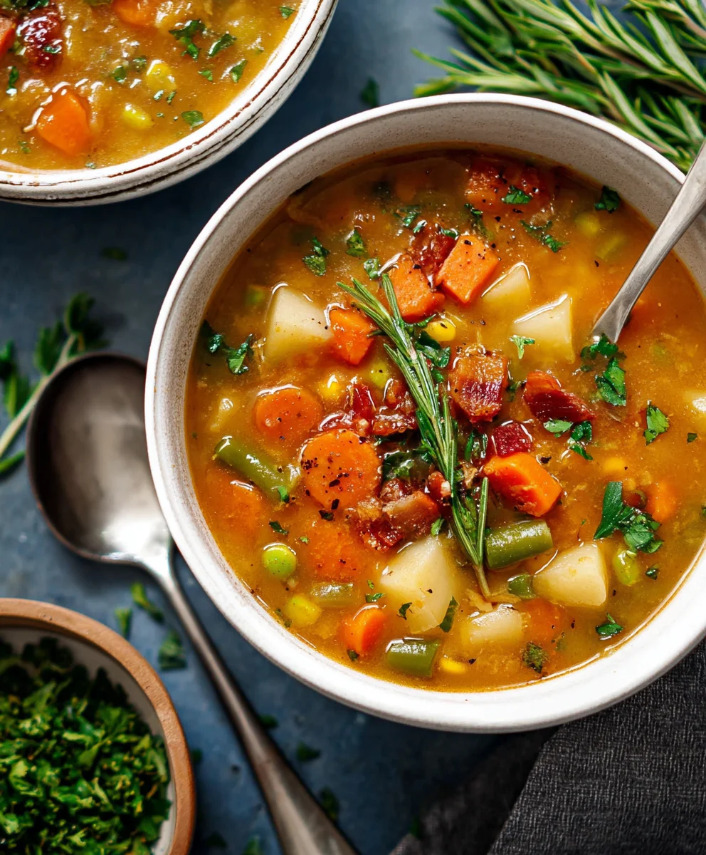 Easy Vegetable Soup Recipe - Hearty & Healthy Comfort Food