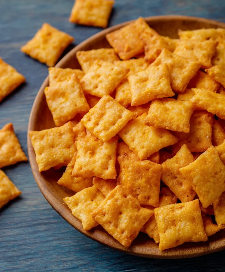 Homemade Cheez Its- Cheddar Cheese Crackers